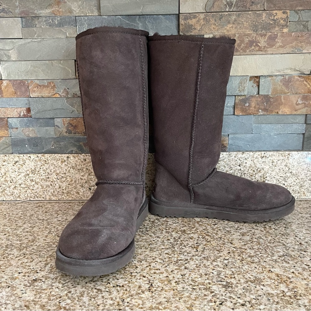 Tall Uggs - Dark Brown